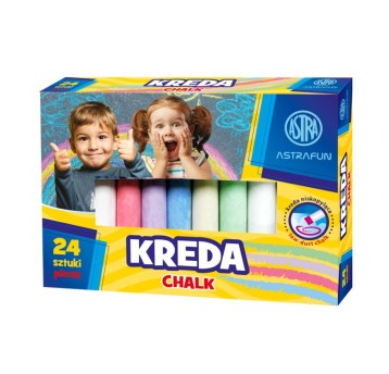 Kreda Tablicowa Astra Fun 24 szt 0013