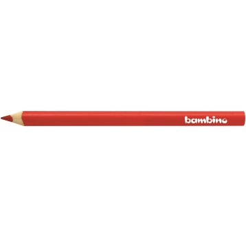 KREDKA BAMBINO TRÓJKĄTNA DREW CZERWONA (12) 3646