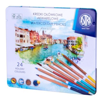 KREDKI AKWAREL. Z DREW. CEDR. PRESTIGE 24 KOL 5111