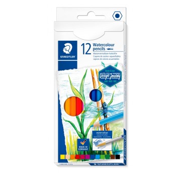Kredki akwarelowe, sześciokątne, Design Journey