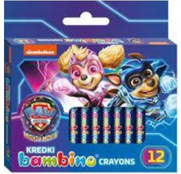 KREDKI BAMBINO 12 KOL. PUD. PSI PATROL 0719