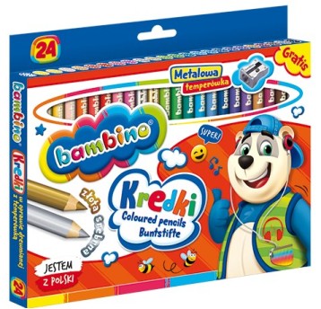 KREDKI BAMBINO 24KOL JUMBO +TEMP. A"4 0447