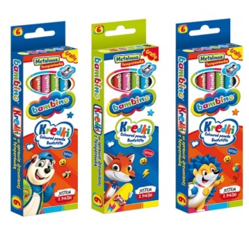 KREDKI BAMBINO 6KOL JUMBO +TEMP. 0232 A'10