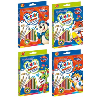 KREDKI BAMBINO OŁÓWKOWE 18KOL 18CM 2670 A'8