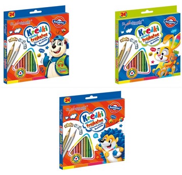 KREDKI BAMBINO OŁÓWKOWE 24KOL 18CM 2076 A'8