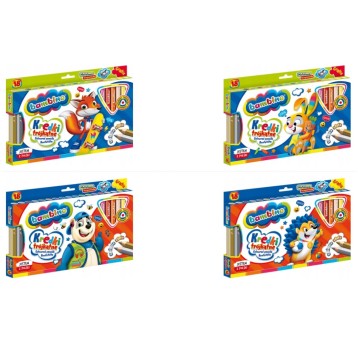 KREDKI BAMBINO TRÓJKĄTNE JUMBO 18KOL 3233