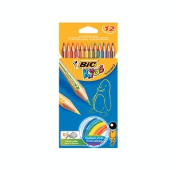 KREDKI BIC 12KOL. TROPICOLORS 2503