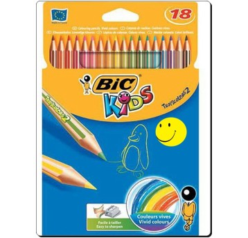KREDKI BIC 18KOL. TROPICOLORS2 0097
