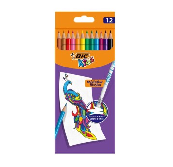 KREDKI BIC EVOLUT. ILLUSION WYMAZYWALNE 12KOL 0894