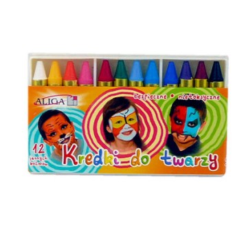 KREDKI DO MALOWANIA TWARZY 12KOL FC-12 0395