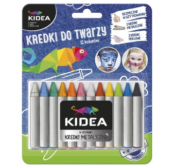 KREDKI DO TWARZY 12KOLX2,5G KIDEA 6721