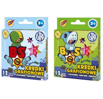 KREDKI GRAFIONOWE BS 12 KOLORÓW 0085