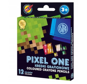 KREDKI GRAFIONOWE PIXEL ONE 12 KOLORÓW 8198