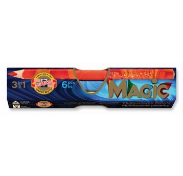 KREDKI MAGIC TRIO 3408/06 6 KOL. 8368