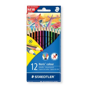 Kredki Noris colour, sześciokątne, 12 kol., Staedt