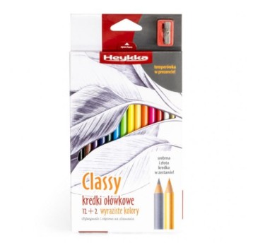 KREDKI OŁÓW CLASSY TROJK. Z TEMP. 12+2 KOL. HEYKKA