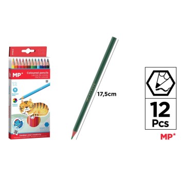 KREDKI OŁÓWKOWE 12 kol. MP PP802 A'12 9929