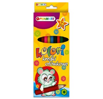 KREDKI OŁÓWKOWE 12KOL KOLORI 9960