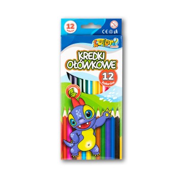 KREDKI OŁÓWKOWE 12KOL KOLORI 9960