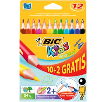KREDKI OŁÓWKOWE 12KOL TRIANGLE BIC EVOLUTION 4842