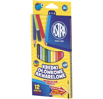 KREDKI OŁÓWKOWE AKWAREL. 12KOL. V 312110004