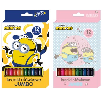 KREDKI OLOWKOWE JUMBO 12kol. / MINIONKI 5801