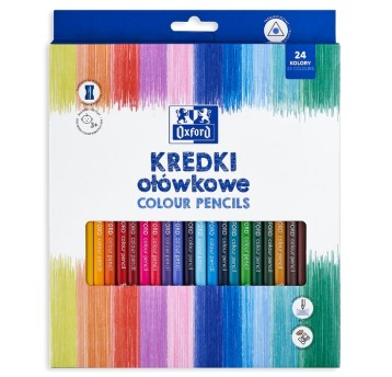 KREDKI OŁÓWKOWE OXF REGULAR 24 KOL 400174525