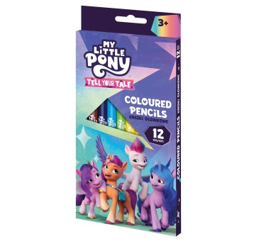 KREDKI OŁÓWKOWE TRÓJKĄT. MY LITTLE PONY 12KOL 1732