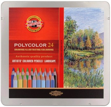 KREDKI POLYCOLOR 3824 24 KOL"KRAJOBRAZ OP.MET.7760