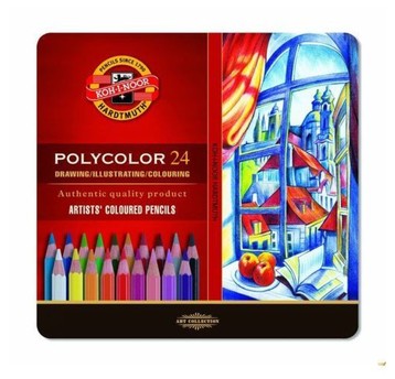 KREDKI POLYCOLOR 3824 24 KOL. OP. METAL. 4816
