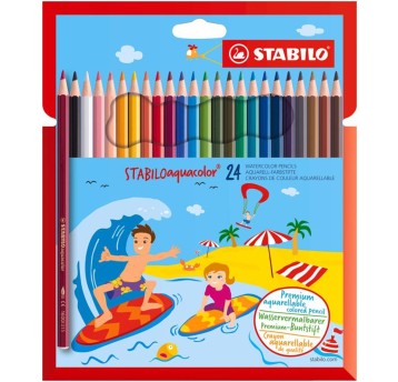 KREDKI STABILO AQUACOLOR ETUI 24SZT 3674