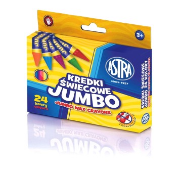 KREDKI ŚWIECOWE 24KOL JUMBO 316118006 4414