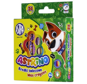 KREDKI ŚWIECOWE ASTRINO 24 KOL 8MM 8358