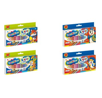 KREDKI ŚWIECOWE BAMBINO 24 KOL 0218 A'8
