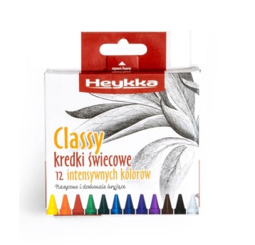 KREDKI ŚWIECOWE CLASSY 12KOL. HEYKKA