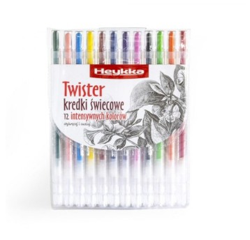 KREDKI ŚWIECOWE TWISTER 12KOL. HEYKKA