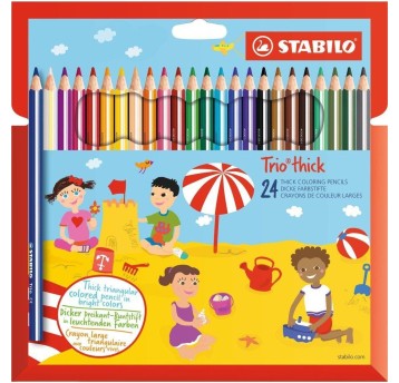 KREDKI TRIO GRUBE PUD. Z ZAWIESZKĄ 24KOL. 3995