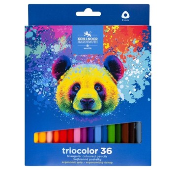 KREDKI TRIOCOLOR 3145 36 KOL. 9 MM NIEDŹWIEDŹ 3071