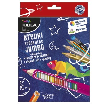 KREDKI TRÓJ. Z OŁÓW. I KREDKĄ MAGIC KIDEA 3026