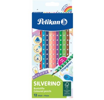 KREDKI TRÓJKĄTNE (12) SILVERINO 0636