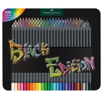 KREDKI TRÓJKĄTNE BLACK EDITION 100 KOL.OPAKOWANIE