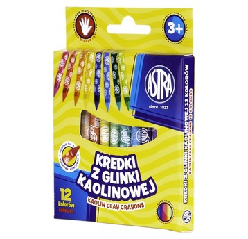 KREDKI Z GLINKI KAOLINOWEJ GRAFIONOWE 12KOL 8389