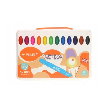 KREDKI ŻELOWE 12KOL METEOR 0817