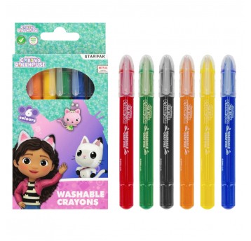 KREDKI ZMYWALNE 6KOL GABBY S DH STK PUD 8662