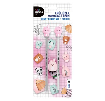 KRÓLICZEK TEMPERÓWKA Z OŁÓWKAMI 3 SZT. KIDEA 0262