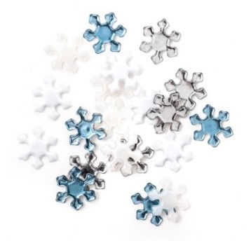 KRYSZTAŁKI DEKORACYJNE, 2,2 CM, 20 SZT. ŚNIEŻYNKI