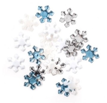 KRYSZTAŁKI DEKORACYJNE, 2,2 CM, 20 SZT. ŚNIEŻYNKI