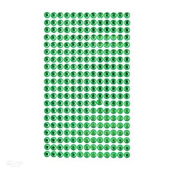 KRYSZTAŁKI SAMOP. 6MM 260 SZT. LIGHT GREEN 4288