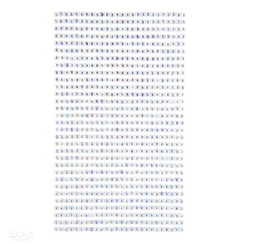 KRYSZTAŁKI SAMOPRZYLEPNE 3MM 806 SZT OPALESC 3250