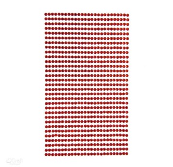KRYSZTAŁKI SAMOPRZYLEPNE 3MM 806 SZT. RED 3298